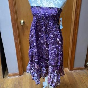 NWT cotton Mossimo Supply Co strapless tube dress. Size XL